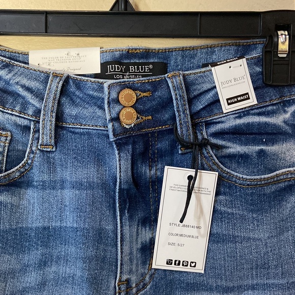 Judy Blue Double Button Bootcut Jeans 88140 - Picture 3 of 3